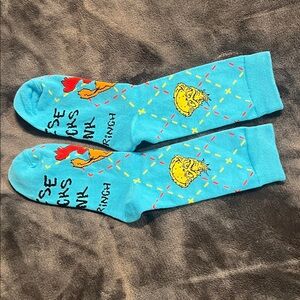 NWOT McDonald’s Blue Grinch Socks